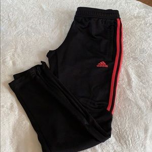 Pink Striped Adidas Soccer Pants